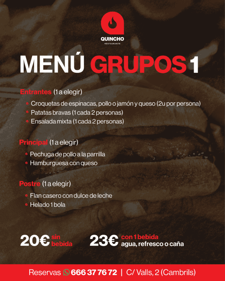 Menús de grupo menus (1)